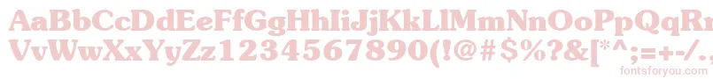 ItcSouvenirLtBold Font – Pink Fonts on White Background