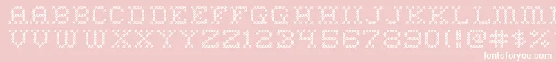 フォントHomeSweetHome – ピンクの背景に白い文字