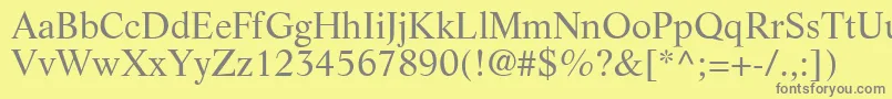 More about ResourceSsi Font ResourceSsi Font – Gray Fonts on Yellow Background