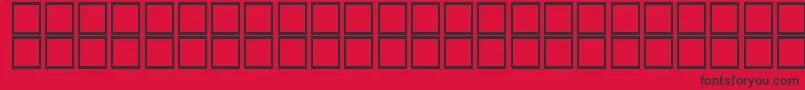 KufiBold Font – Black Fonts on Red Background