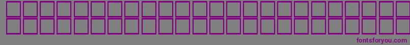 KufiBold Font – Purple Fonts on Gray Background