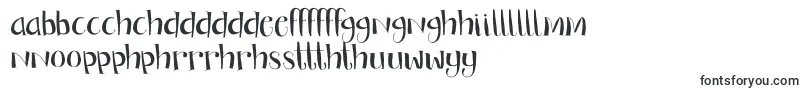 DkBandolina-Schriftart – walisische Schriften