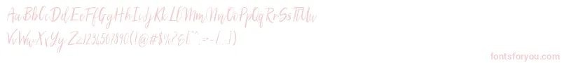 Police SilhouettoScript – polices roses