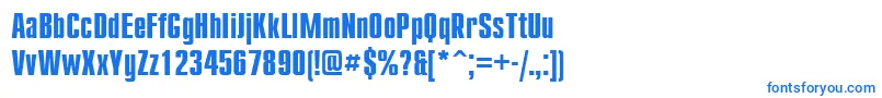 Cmp67C Font – Blue Fonts on White Background