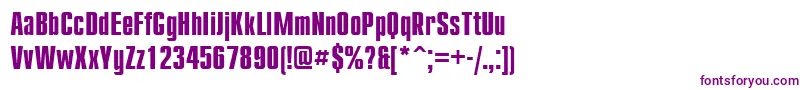 Cmp67C Font – Purple Fonts on White Background