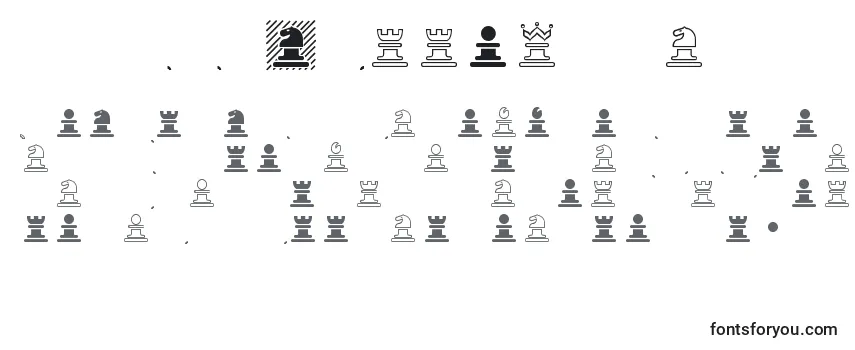 Überblick über die Schriftart ChessMarroquin