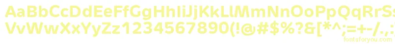 MetronTextProBold Font – Yellow Fonts