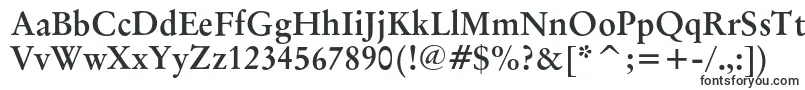 Czcionka OriginalgaramondcbtBold – rosta typografia