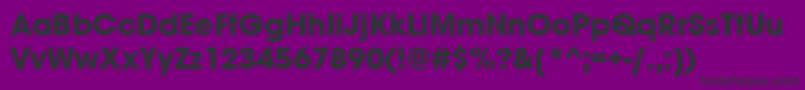 AvantgardemditcttРџРѕР»СѓР¶РёСЂРЅС‹Р№ Font – Black Fonts on Purple Background