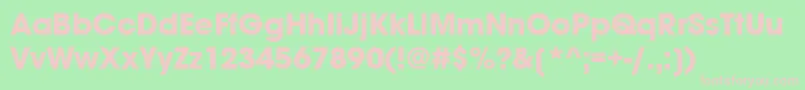 AvantgardemditcttРџРѕР»СѓР¶РёСЂРЅС‹Р№ Font – Pink Fonts on Green Background
