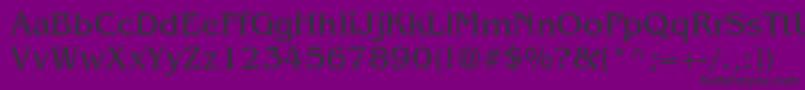 ExpressDecoSsi Font – Black Fonts on Purple Background