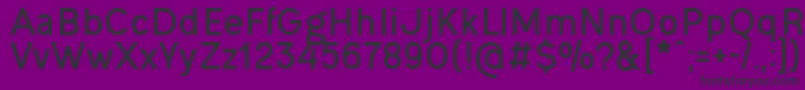 Weitere Informationen zur OgonekBold-Schriftart OgonekBold-Schriftart – Schwarze Schriften auf violettem Hintergrund