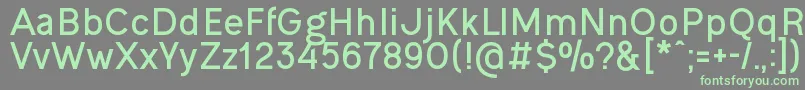 OgonekBold Font – Green Fonts on Gray Background