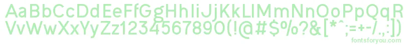 OgonekBold Font – Green Fonts on White Background
