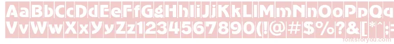 Agc Font – Pink Fonts on White Background
