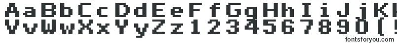 Mono0766-fontti – paksut fontit