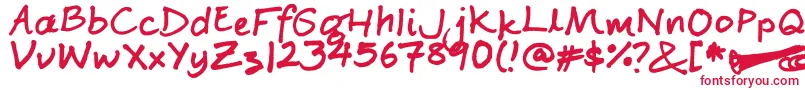 GinjahNinjah Font – Red Fonts