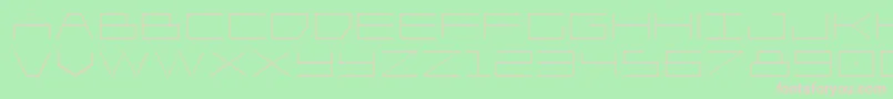 Player1upexpand Font – Pink Fonts on Green Background