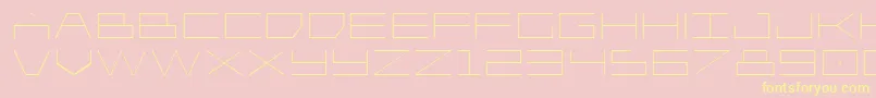 Player1upexpand Font – Yellow Fonts on Pink Background