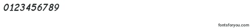 ComicNeueBoldOblique Font – Fonts for Numbers and Digits