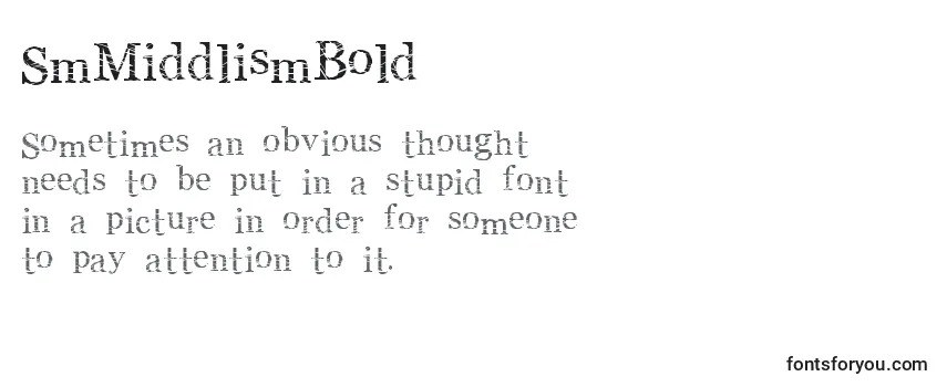 SmMiddlismBold-fontti