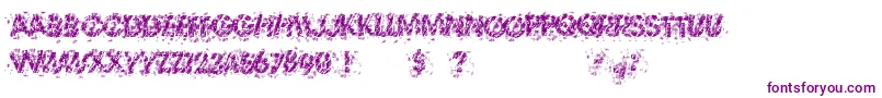 TheThrillOfTheKill-Schriftart – Violette Schriften