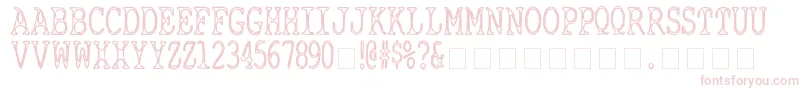 CyanideBreathmint Font – Pink Fonts on White Background