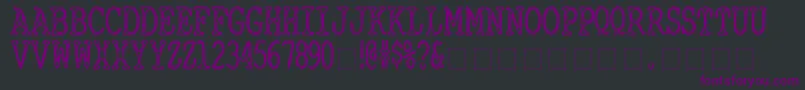 CyanideBreathmint Font – Purple Fonts on Black Background