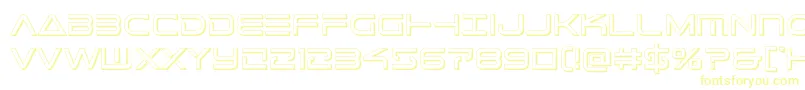 Czcionka Telemarines3D1 – żółte czcionki