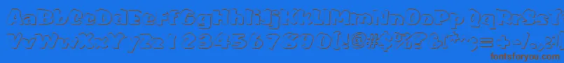 Somora-fontti – ruskeat fontit sinisellä taustalla