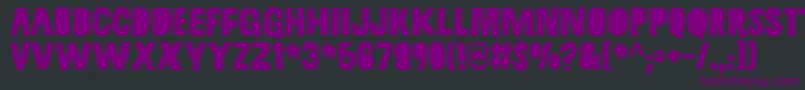 En savoir plus sur la police GratefulDemo Police GratefulDemo – polices violettes sur fond noir