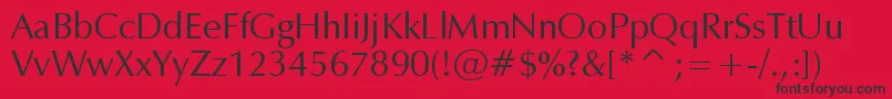 Zap Font – Black Fonts on Red Background