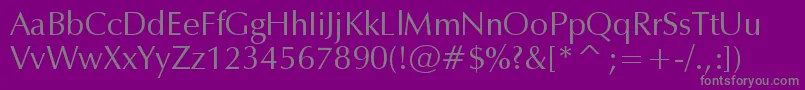 Шрифт Zap – серые шрифты на фиолетовом фоне