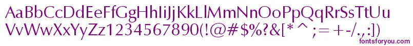 Zap Font – Purple Fonts on White Background