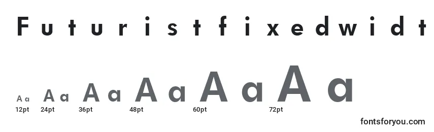 Размеры шрифта FuturistfixedwidthBold