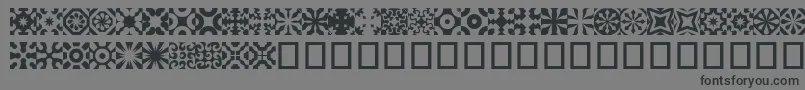 Kitchent Font – Black Fonts on Gray Background