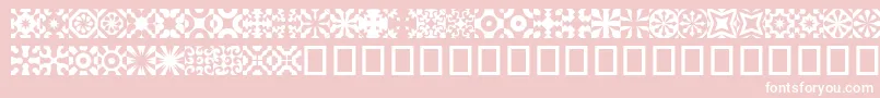fuente Kitchent – Fuentes Blancas Sobre Fondo Rosa