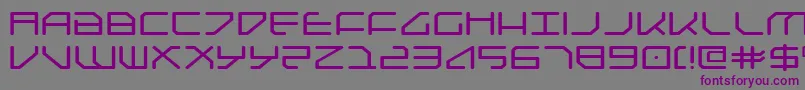 Шрифт FederapolisExpanded – фиолетовые шрифты на сером фоне