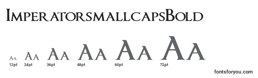 Размеры шрифта ImperatorsmallcapsBold