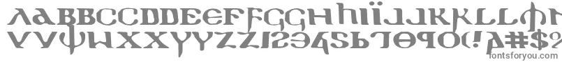 Holyv2e Font – Gray Fonts on White Background