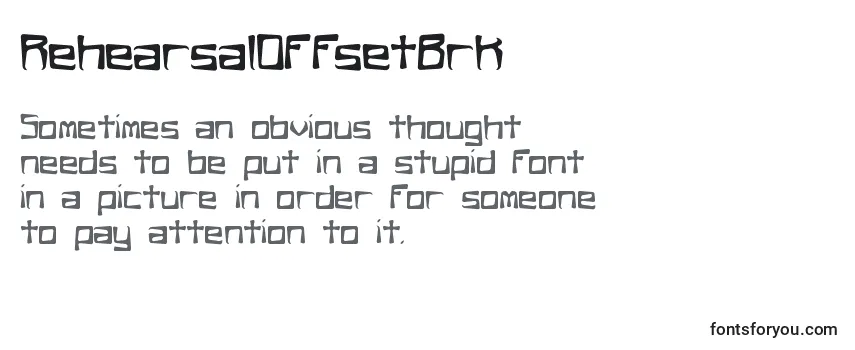 RehearsalOffsetBrk Font