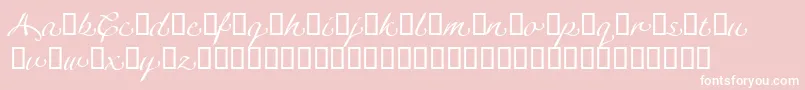 More about LinotypeagogoSwashthree Font LinotypeagogoSwashthree Font – White Fonts on Pink Background