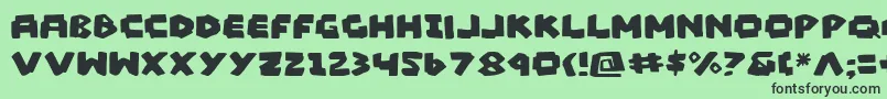 Madv2 Font – Black Fonts on Green Background