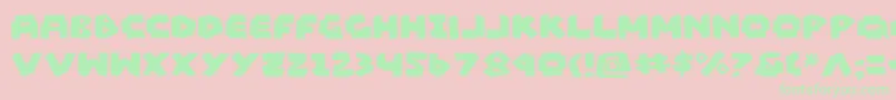 Madv2 Font – Green Fonts on Pink Background