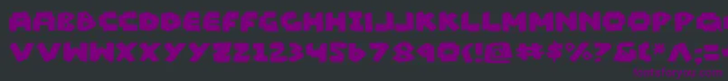 Madv2 Font – Purple Fonts on Black Background