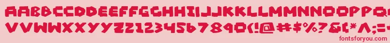 Madv2 Font – Red Fonts on Pink Background