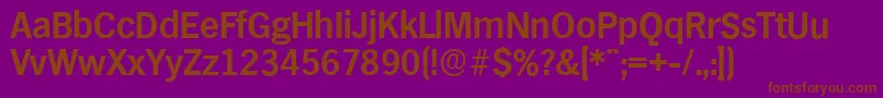 Подробнее о шрифте HamburgserialBold Шрифт HamburgserialBold – коричневые шрифты на фиолетовом фоне