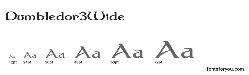 Dumbledor3Wide Font Sizes