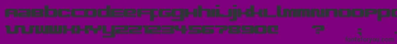ImproviseV9 Font – Black Fonts on Purple Background
