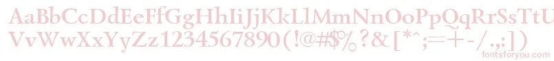 UkrainiangoudyoldBold Font – Pink Fonts on White Background